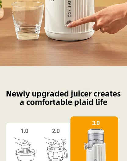 Large-Diameter Orange Juicer Juice And Pulp Separator Home Tea Shop Vegetable Fruit Juicing Machine for Kitchen Use