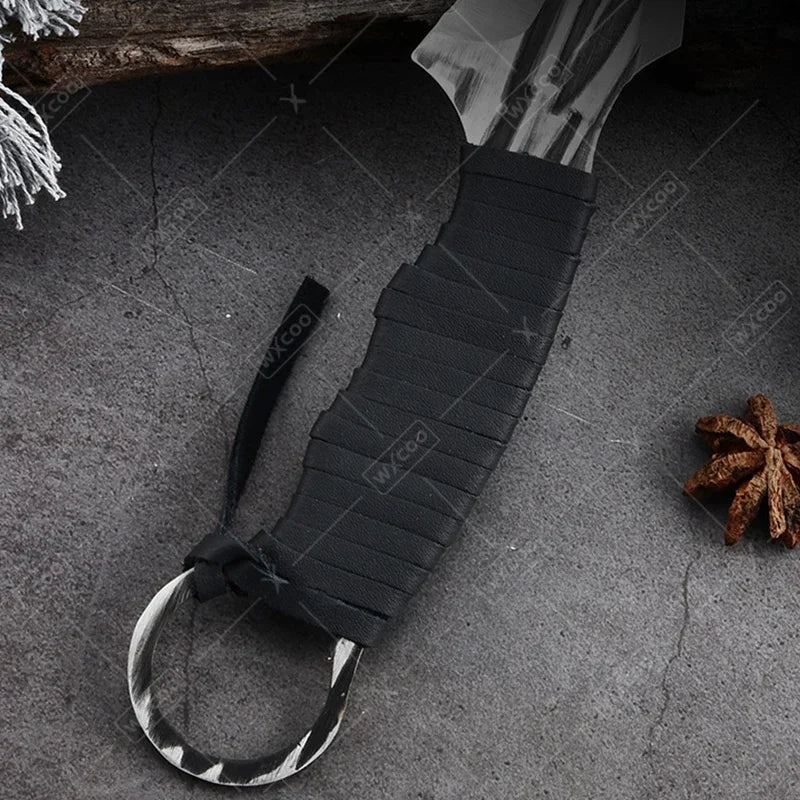 WXCOO Kitchen Boning Knife Butcher's Cutting Knife Slicing Meat Cleaver Full Tang Handmade Forged Knife Kitchen Accessories