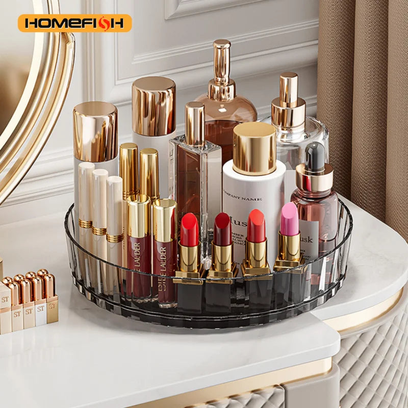 Multi-Purpose Rotating Spice Rack Efficient Countertop Organizer for Kitchen Bathroom Seasoning Storage Space-Saving Design
