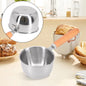1pc 150/300/500ML Stainless Steel Mini Frying Pan Hot Oil Pan Hot Sauce Small Pot Cooking Butter Melting Pot Kitchen Supplies
