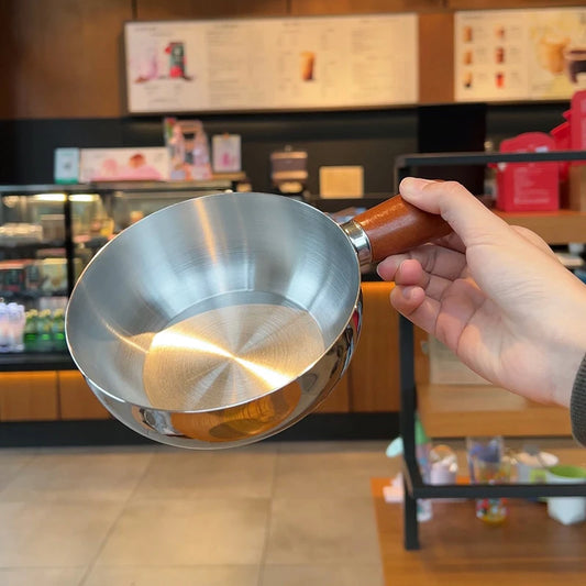 Stainless Steel Mini Milk Pan Multipurpose Portable Saucepan For Egg Frying Milk Heating Household Cooking
