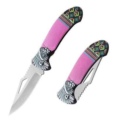 1Pcs Folding Knife Ideal for Eating Meat Cutting Fruit Roasting Sheep Made of Quality Stainless Steel Essential Kitchen Tool