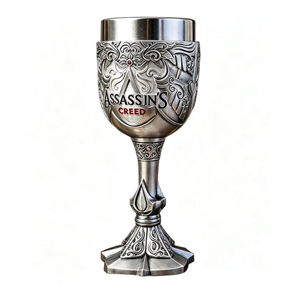 Assassins Creed Valhalla Viking Game Tankard Stainless Steel Liner Resin Coffee Mug Norse Warrior Stein Tankard for Gamer Gift