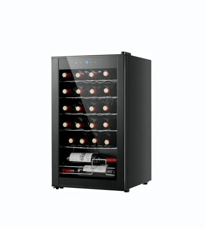 24 Bottle Built in Cooler Cabinet Stainless Steel Electric Freestanding Wine Refrigerators for Household