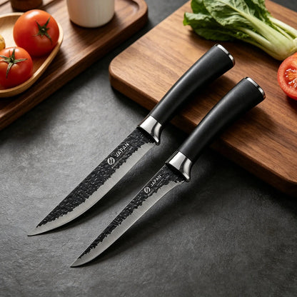 1/2-piece Kitchen Knife Set Japanese Stainless Steel Kitchen Knives With Nonslip Handles Sharp For Meat Cutting And Bone Removal