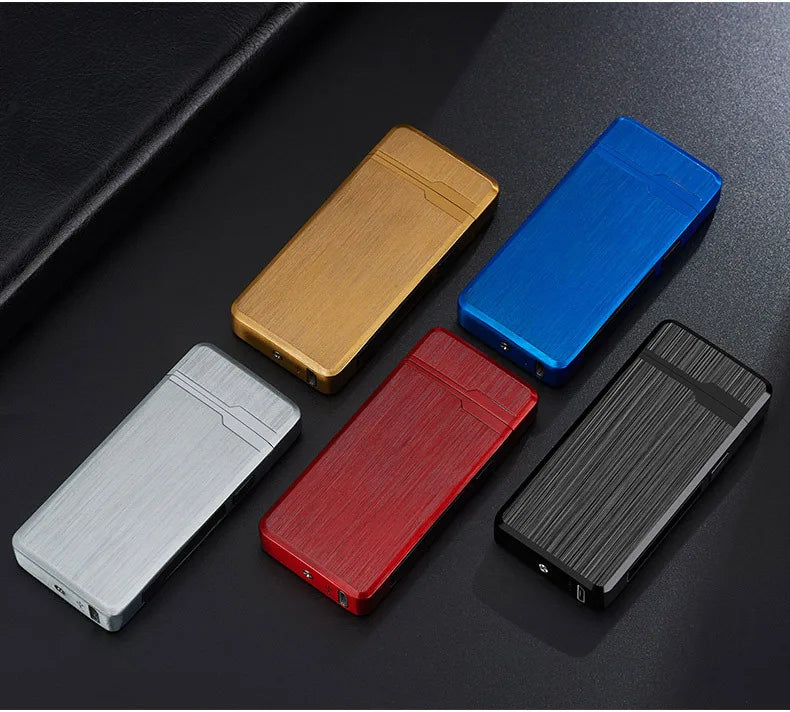 Plasma Dual ARC Touch Sensitive Lighter USB Rechargeable Windproof Flameless Lighter Gift for Men