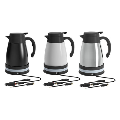 Car Electric Kettle DC 24V Auto Shut Off Automotive Accessories with Cigarette Lighter Heating Kettle for Outdoor Camping