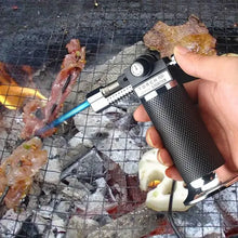 Gas Lighter Windproof BBQ Kitchen Cooking High Capacity Torch Turbine Lighter Spray Gun Jewelry Metal Welding Men's Gifts  Torch