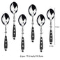 Classic Elegant Stainless Steel Cutlery Set Fork Spoon Knife Full  Dinning Fork Steak Knife Teaspoon Creative Dinnerware Set