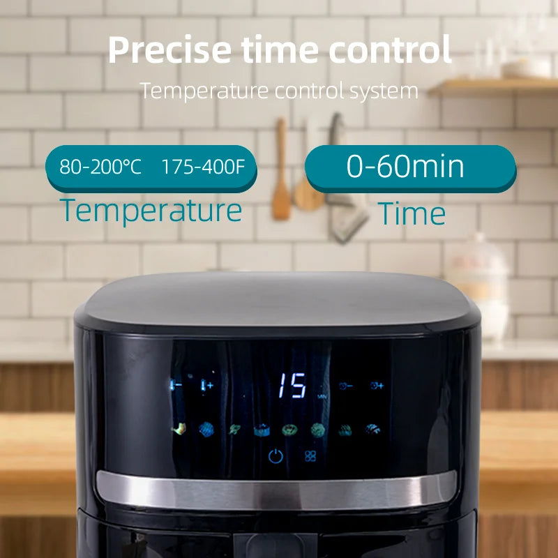 Digital Air Fryer Model 7L Oil Free Professional Home Appliance air Fryer Multifunctional Optional