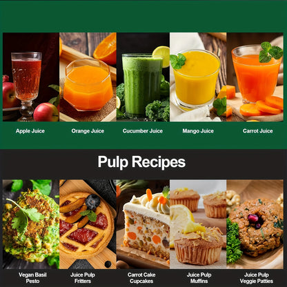Multi-Function Juicer, Juice Blender, Mixer, Food Processor, 3-Inch Wide-Mouth Juicer Extractor for Vegetables And Fruits, 3-Speed Settings, Easy to Clean, Detachable, High Juice Yield, Fast Juicing, Quick Juice Extraction fo