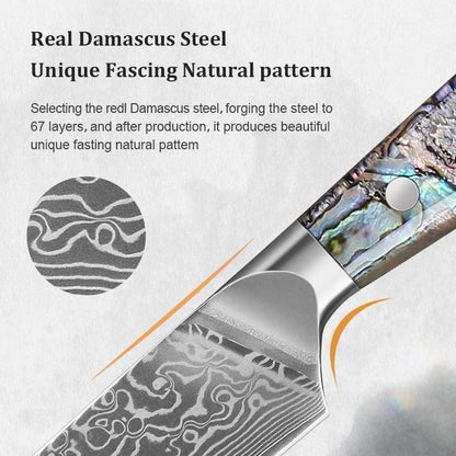 1-7 PCS Kitchen Chef Knife Set Super Sharp Japanese Damascus Steel knife Professional Meat knife Premium Kitchen cooking tools