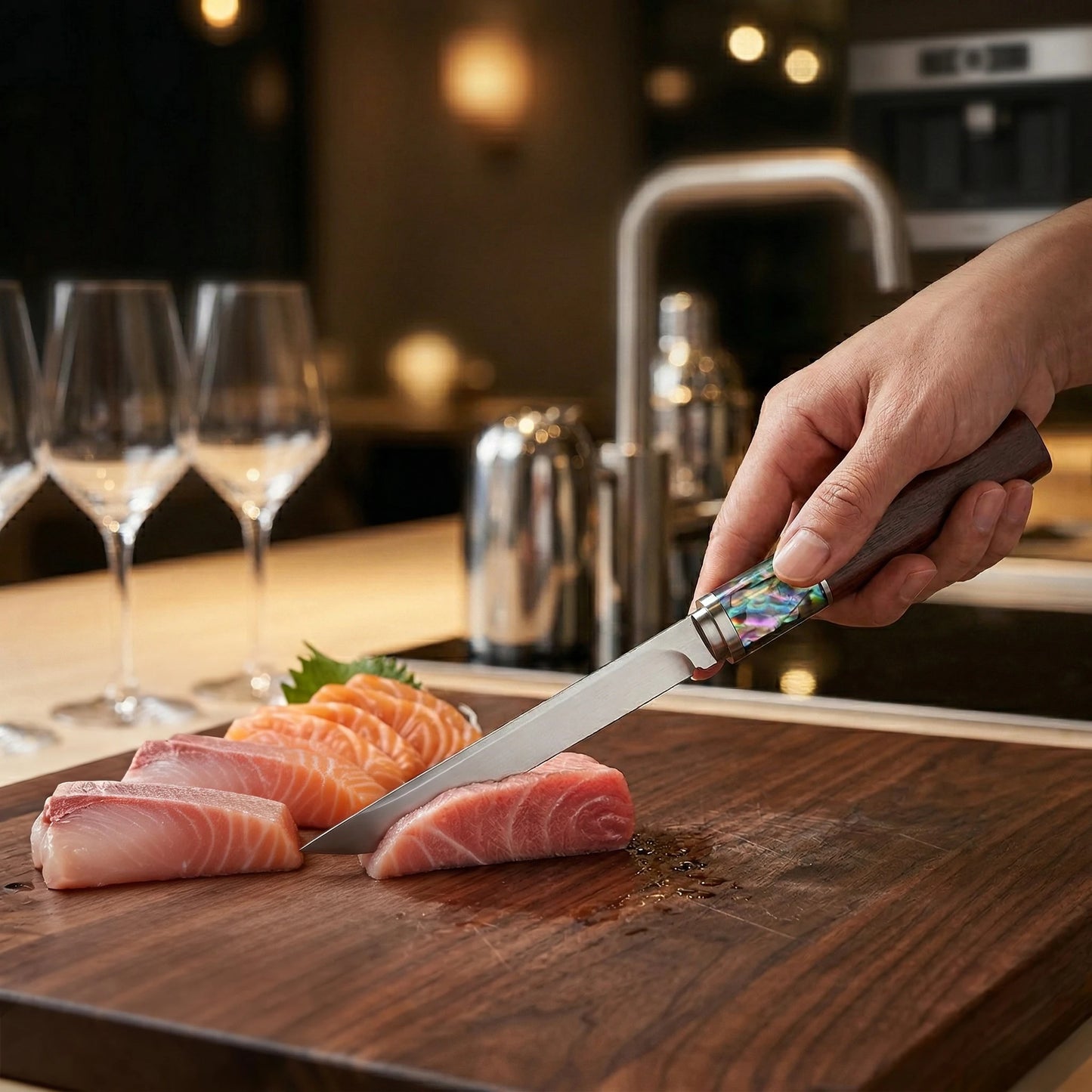 1/2/3-piece kitchen knife set Japanese Kitchen Knife with Sheath Stainless Steel Chef Knife for Cooking Meat and Vegetables