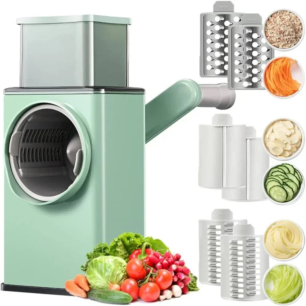 4 In 1 Manual Vegetable Cutter Multifunction Slicer Potatoes Slicer Chopper French Fries Shredders  The Grater Kitchen Gadgets