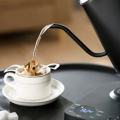 900ML Electric Gooseneck Kettle Constant Temperature Rapid Heating Hand Brew Coffee Pot Gooseneck Kettle Tea Kettle 110V/220V
