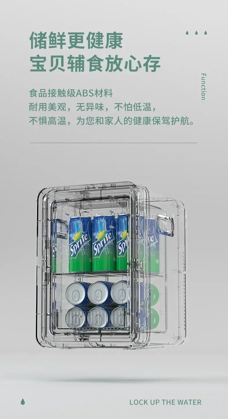 USB/220V Compact Refrigerator by Xinfei - Portable Mini Fridge for Office, Home and Car Use DB
