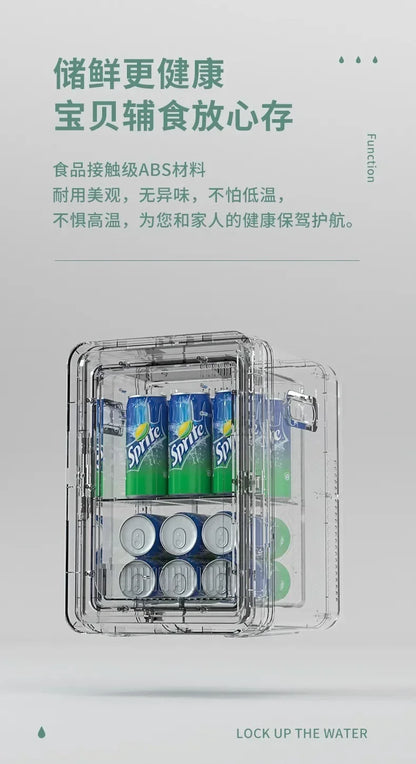 USB/220V Compact Refrigerator by Xinfei - Portable Mini Fridge for Office, Home and Car Use DB