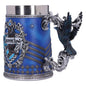 Vintage Medieval Heraldic Crest Beer Mug Lion Eagle Snake Badger Sculpture Handle Resin Stein Mug with Stainless Steel Liner