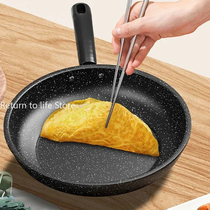 Maifan Stone Non-Stick Frying Pan Saucepan Omelette Cooking Pots Kitchen Egg Steak Kitchenware for Gas Induction Cooker