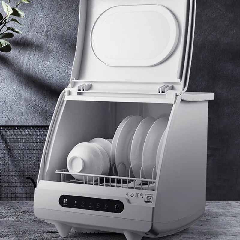 Customizable Smart Built-in Mini Dishwasher Fully Automatic 4 Sets Capacity Class Energy Efficient Easy Install for Household