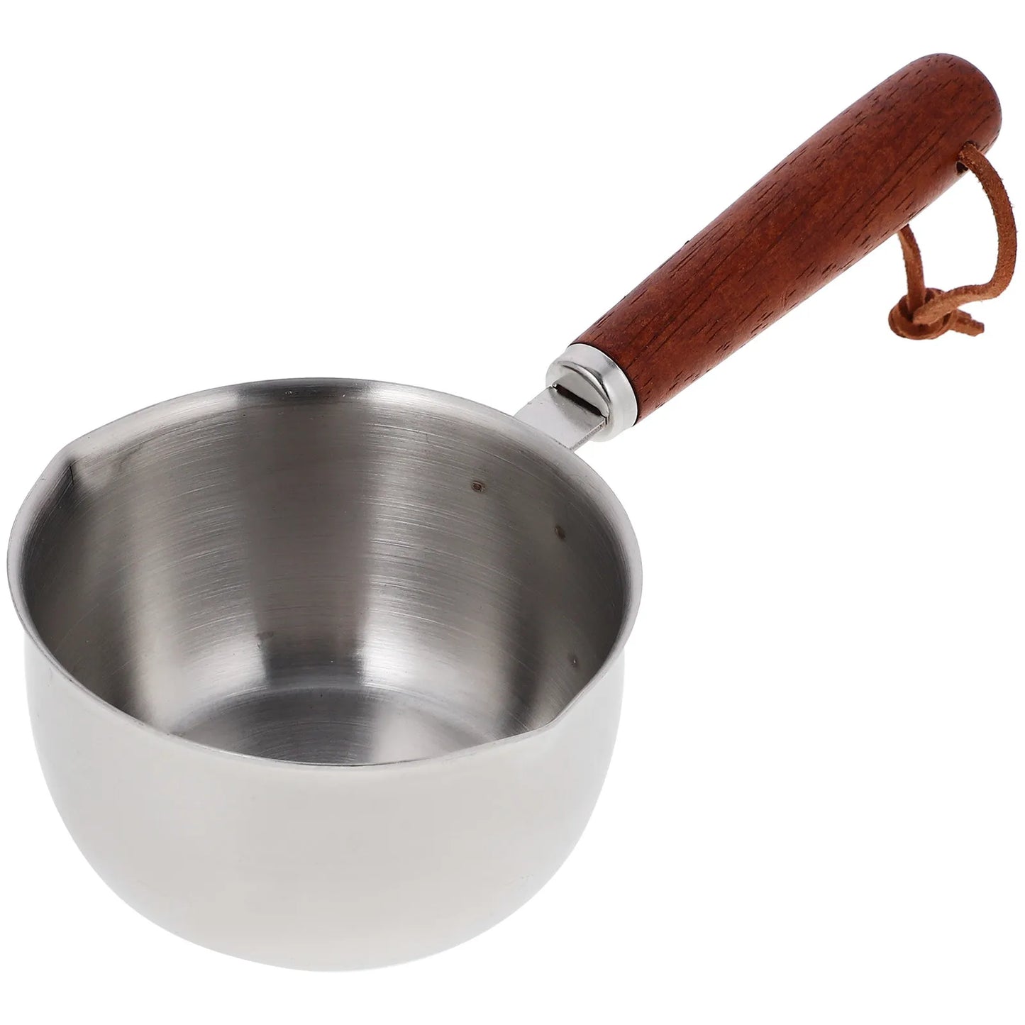 Stainless Steel Small Sauce Pan Compact Hot Oil Pot Mini Induction Kitchen Cooker Boil Stew Fry Oil Heating Pan