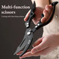 Kitchen scissors, Stainless steel multifunctional household scissors for cutting chicken and fish, special scissors