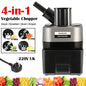 New Commercial Double Spout Vegetable Cutter 4 in 1 Multifunctional Dicing Shredding Slicing Cutting Strips Vegetables