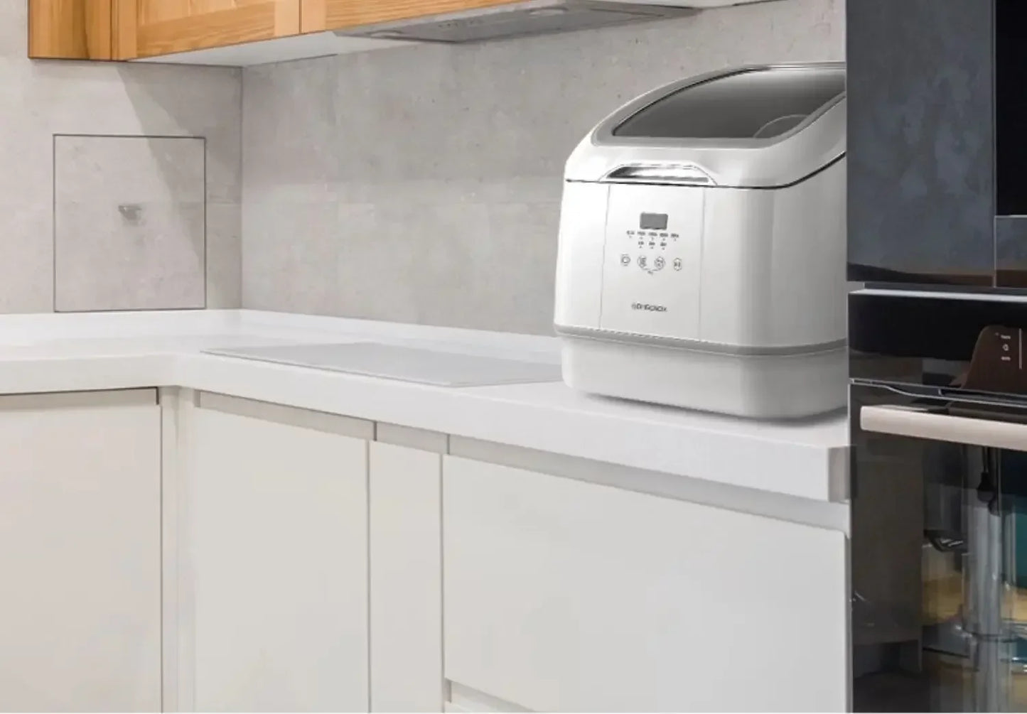 Household tabletop dishwasher fully automatic installation-free top-loading dishwasher small