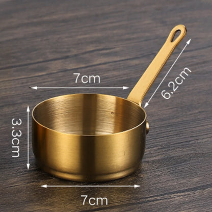 60/80/100ml Mini Sauce Pan Pot Gravy Stainless Steel Milk Pot Mini Sauce Pan Non Stick Small Saucepan
