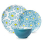 12-pieces Dinnerware Set Ceramic Dish Set Plates Sets Service for 4 Bowl Sets Stoneware Dinnerware Sets 12pcs Plate and Bowl Se