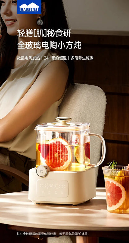 all-glass health pot constant temperature household multi-functional office small electric ceramic stove to make scented tea