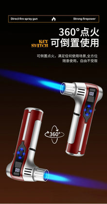 Outdoor Camping BBQ Electronic Lighter Point Moxibustion Special High Temperature Strong Continuation Kitchen Jet Gun