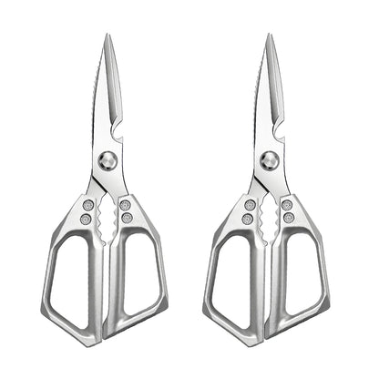 Stainless Steel Kitchen Shears Multifunctional Stainless Steel Kitchen Tools Cutting Vegetables Meat Fish Food Scissors