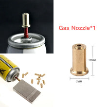 Gas Flame Lighter Metal Glossy Vs Matte Lacquer Cigar Accessories Smoking Cigarette Tools Includes Nozzle Adapter