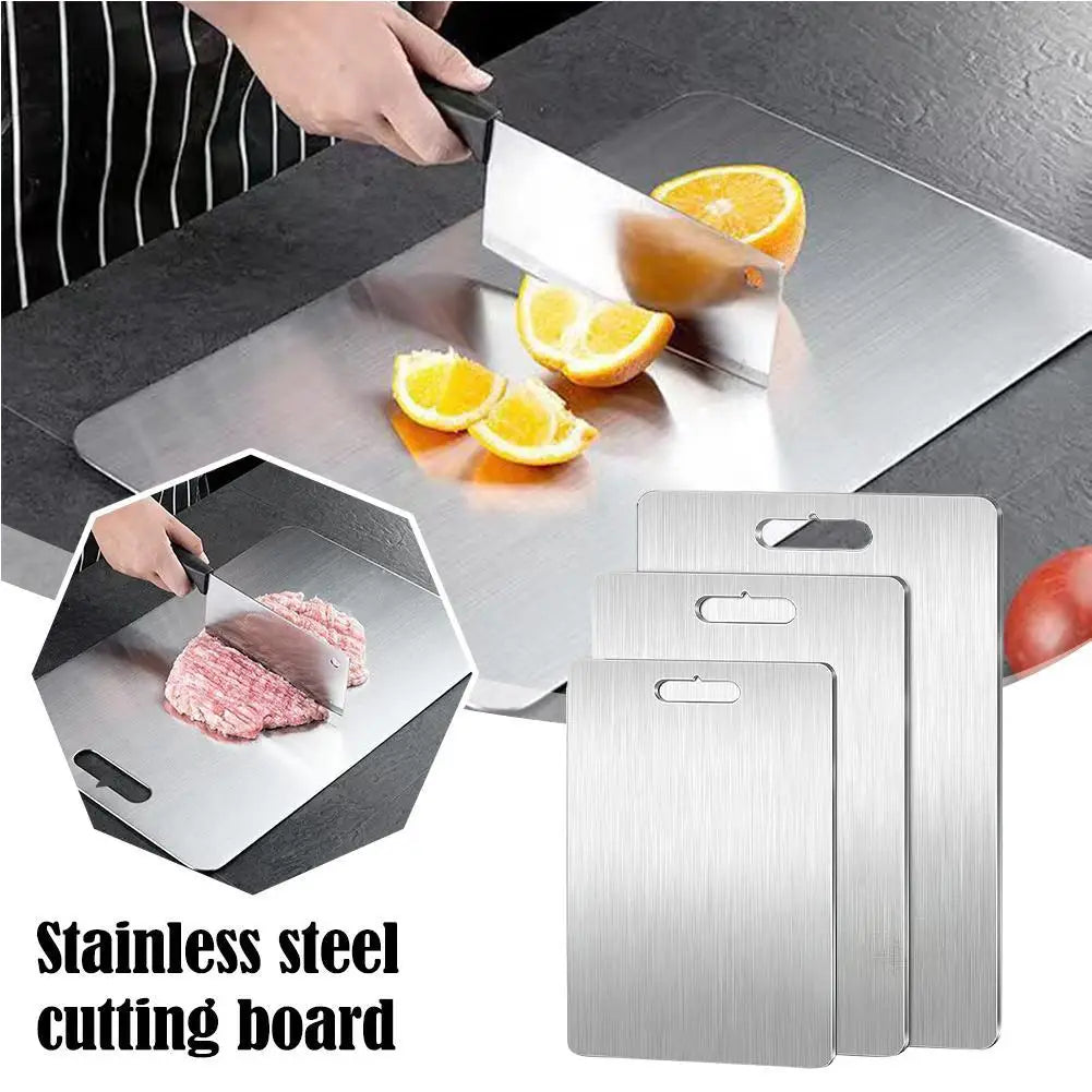 304 Stainless Steel Cutting Board Kitchen Household And Panel Mildew-proof Cutting Board Stainless Steel Cutting Board