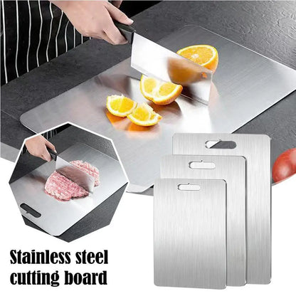 304 Stainless Steel Cutting Board Kitchen Household And Panel Mildew-proof Cutting Board Stainless Steel Cutting Board
