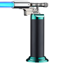 Spray Gun Inflatable Lighter Strong Blue Flame Adjustable Flame Size 360° Inverted Use Outdoor Home Use Gadgets