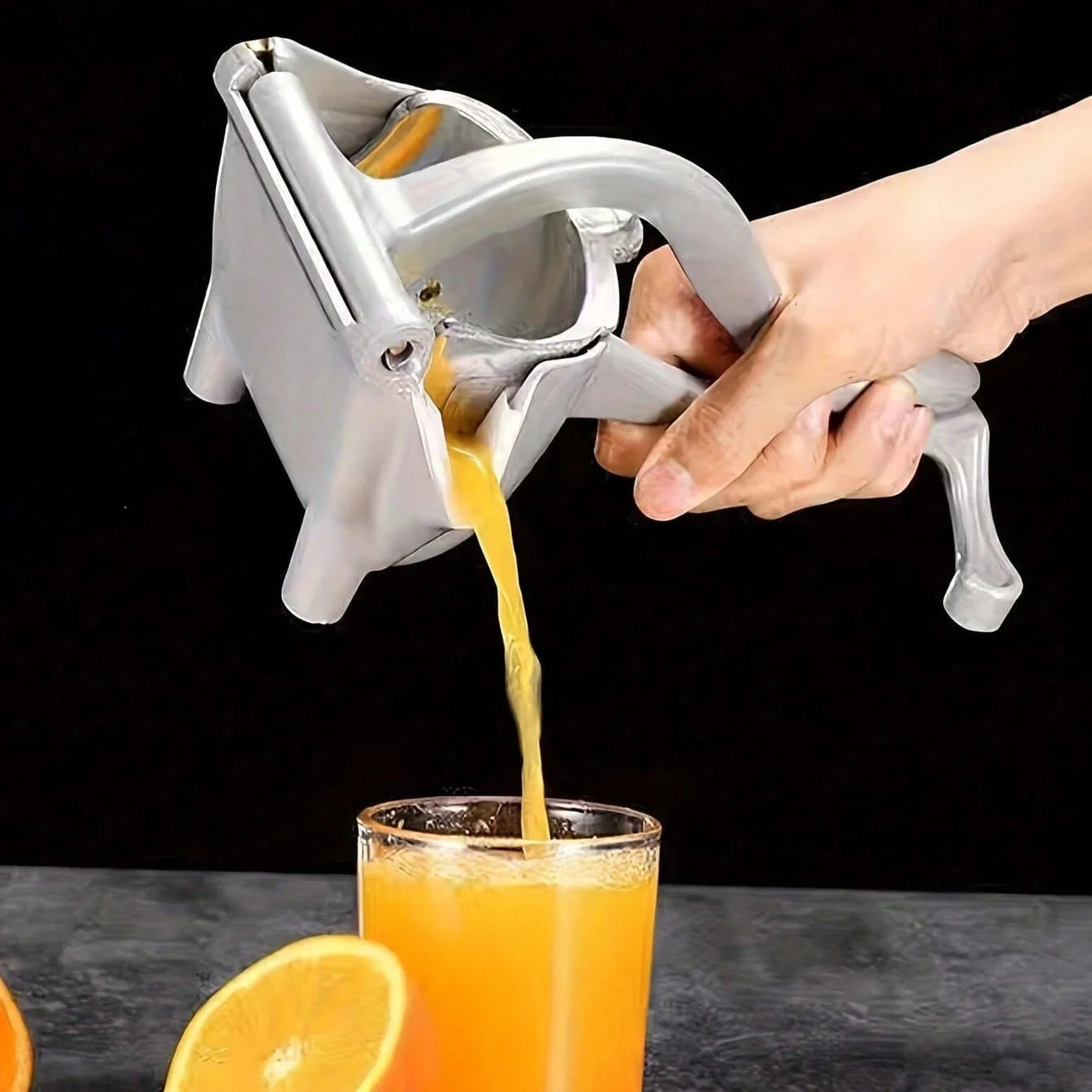 Large Manual Juicer, Multi-Function Hand Press Fruit Juicer With Lemon Squeezer, Lemon Juicer, Efficient Juicing, Easy To Use, Lightweight, High-Quality Material, Juicer, Healthy Lifestyle, Lemon Juicer, Kitchen Appliance, Ho