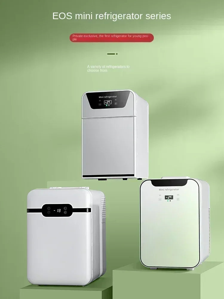 220V Mini Refrigerator Small Household Dormitory Car Mounted Refrigerator Mini Student Refrigeration Single Person Small  HCA1