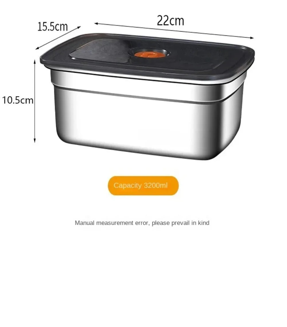 Stainless Steel Camping Lunch Box – Leak-Proof, Freezer & Microwave Safe Bento Container