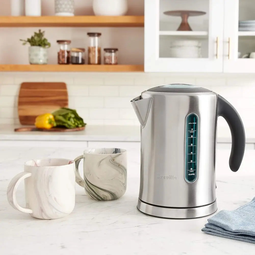 7-Cup Stainless Steel Hot Water Kettle, Brushed Finish