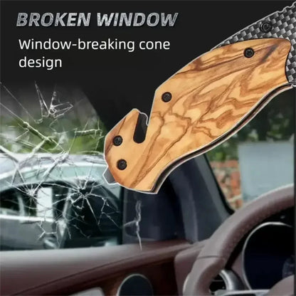 Household sharp multifunctional folding knife EDC pocket knife, suitable for outdoor camping and fishing emergency rescue knife