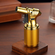 Butane Torch Gas Lighter Windproof Metal Inflatale Smoking Accessories and Outdoor Cigar Ignition Tool High Flame Flamethrower