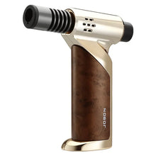 JOBON Metal High Power Spray Gun Windproof Blue Flame Gas Torch Lighter Safety Lock Switch Outdoor BBQ Kitchen Cigar Lighters