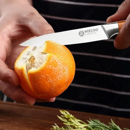 Professional Kitchen Knife for Fruit Peeler Meat Cleaver Chopping Knife Stainless Steel Chef Knife for Cut Meat Removing Bones