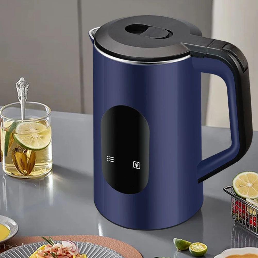 2.2L Stainless Steel Electric Digital Display Large Tea Kettle 1500W Fast Boil Hot Water Boiler Boil Water Pot Home Kitchen Tool