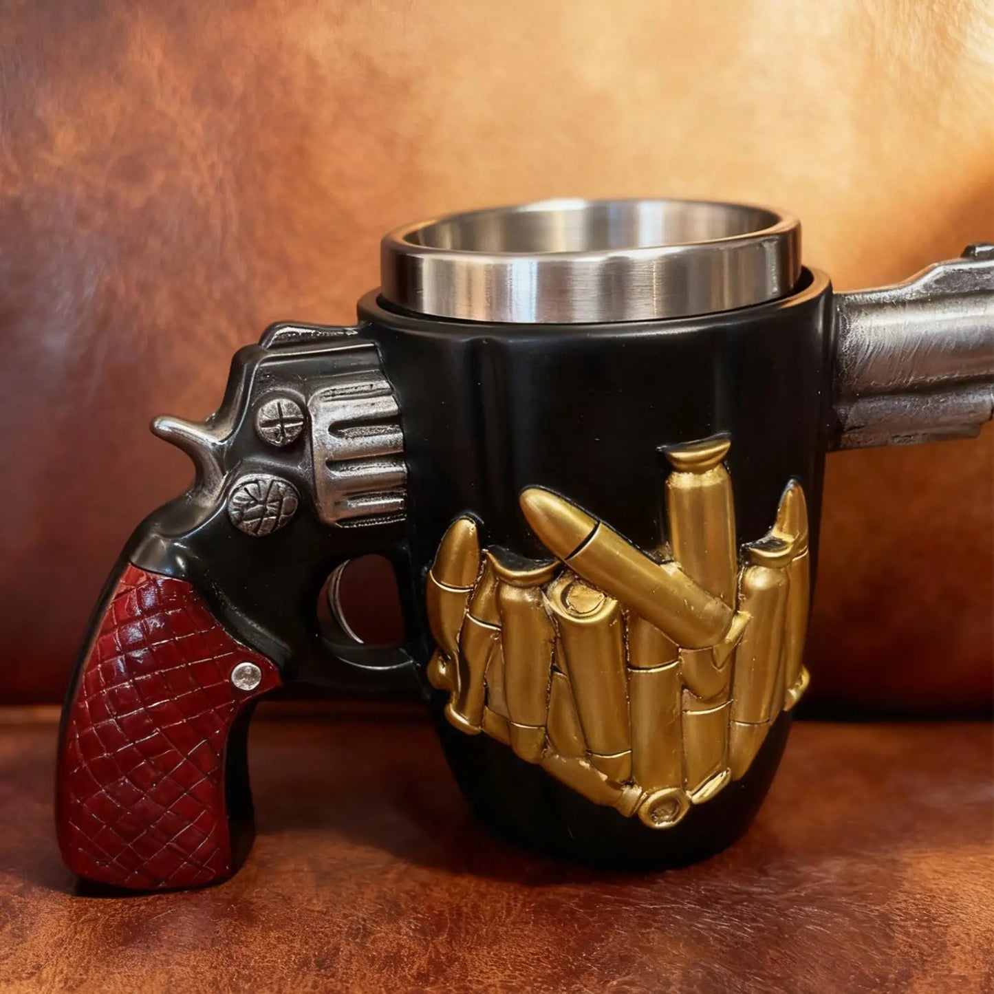 Cool Coffee Mugs for Men 350ml Funny Novelty Party Decor Stainless Steel Coffee Cup for Cold Weather Picnic Outdoor Camping