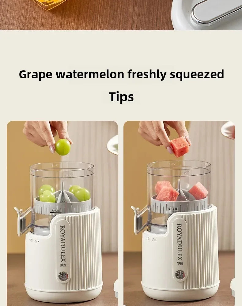Large-Diameter Orange Juicer Juice And Pulp Separator Home Tea Shop Vegetable Fruit Juicing Machine for Kitchen Use