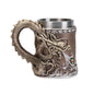 600ML Golden Copper Dragon Beer Resin Tankard 304 Stainless Steel  Medieval Tea Cup Coffee Beer Mug Copper Color New Party Bar
