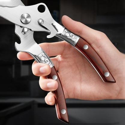 Multi-purpose Kitchen scissors Stainless Steel Heavy-duty Poultry Shears suitable for Bones Chicken Meat Fish Seafood Vegetables
